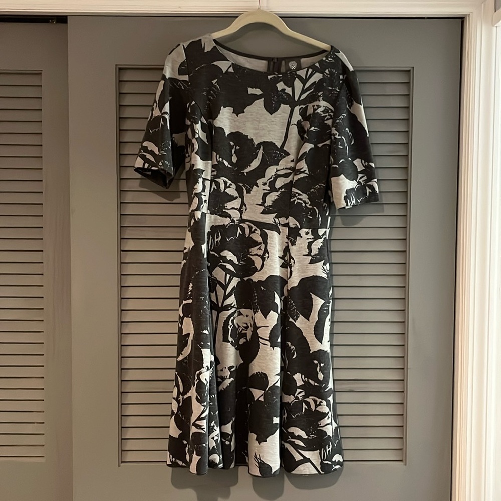 Shades of Grey Floral Dress